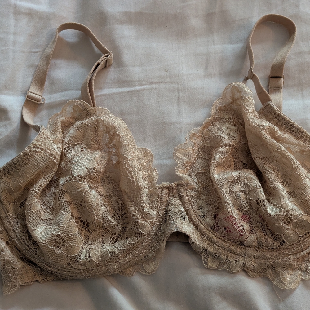 La SENZA Lace Underwire Bra - Tan